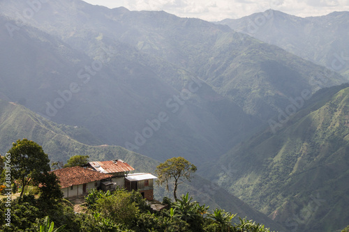 beautiful Colombian mountains, in Antioquia