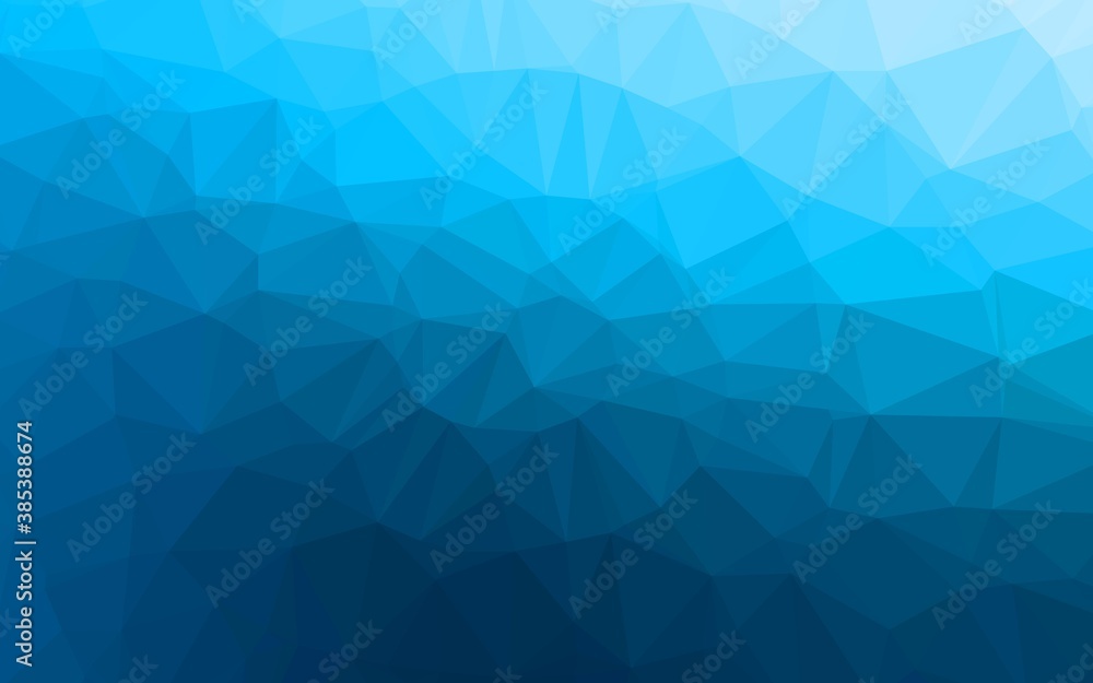 Fototapeta premium Light BLUE vector abstract mosaic backdrop.