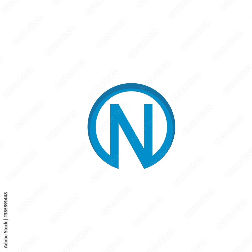 N Letter Logo Template vector icon illustration N Letter Logo Template vector icon illustration