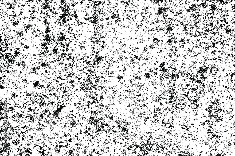 Grunge texture of an old concrete wall. Monochrome background of a distressed surface with spots, noise and graininess. Overlay template. Vector illustration Grunge texture of an old concrete wall. Monochrome background of a distressed surface with spots, noise and graininess. Overlay template. Vector illustration