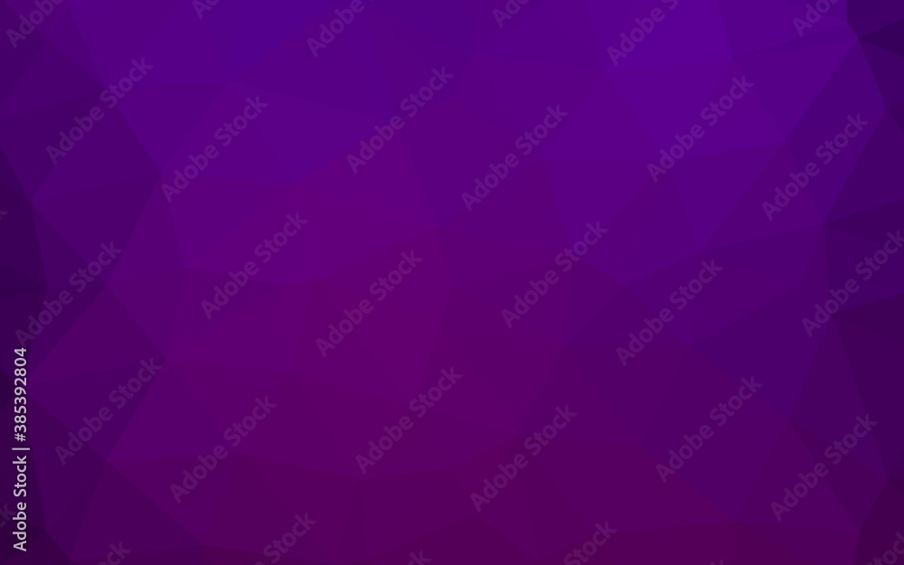 Dark Purple vector low poly layout. Dark Purple vector low poly layout.