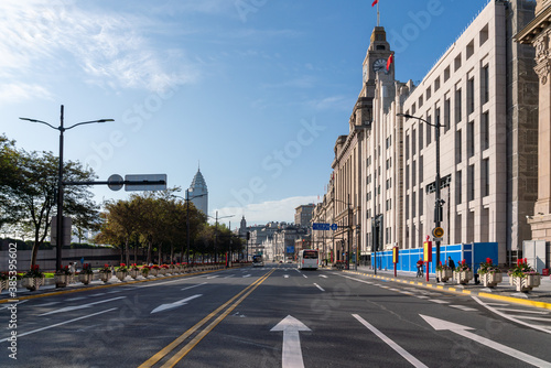 Photography street in the city of shanghai