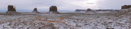 Winter in Monument Valley, Arizona, Utah