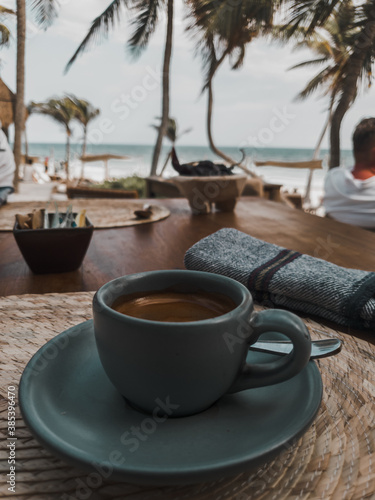 Beach coffee...  Un desayuno en la playa