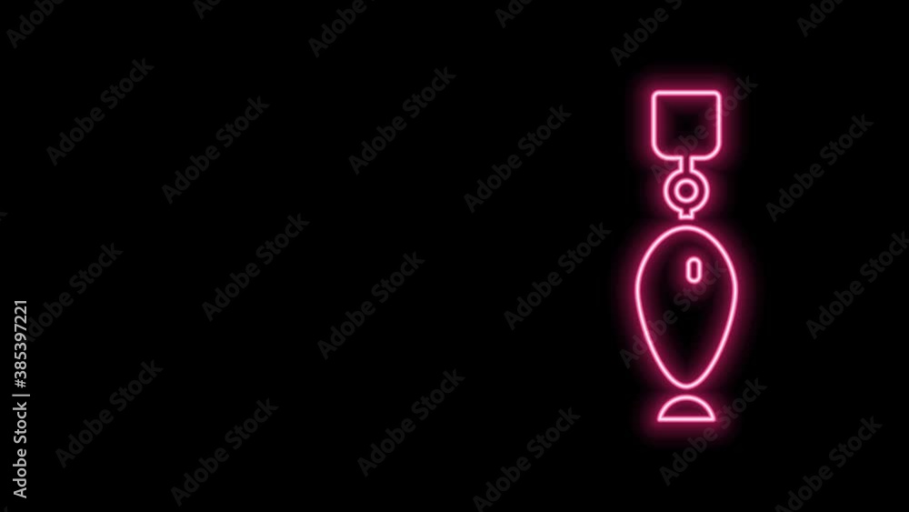 Glowing neon line Fishing spoon icon isolated on black background. Fishing baits in shape of fish. Fishing tackle. 4K Video motion graphic animation Glowing neon line Fishing spoon icon isolated on black background. Fishing baits in shape of fish. Fishing tackle. 4K Video motion graphic animation