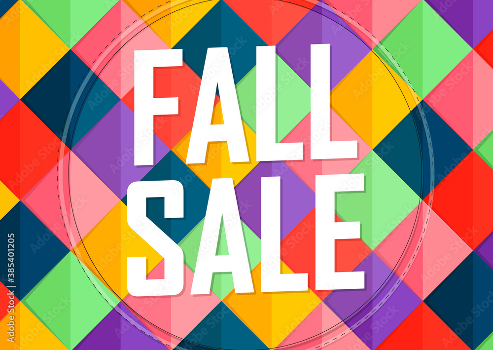 Fall Sale, poster design template, Autumn offer, discount banner, vector illustration Fall Sale, poster design template, Autumn offer, discount banner, vector illustration