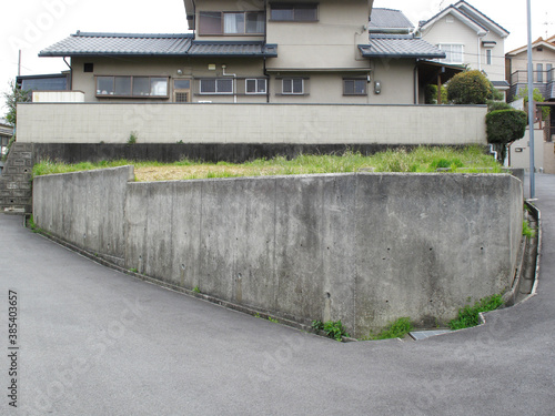 Canvas Print 住宅用地の空き地
