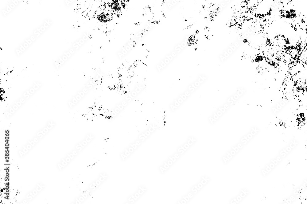 Abstract wallpaper texture backgrounds, Black and white pattern of spots, cracks, dots, chips. Vector monochrome print