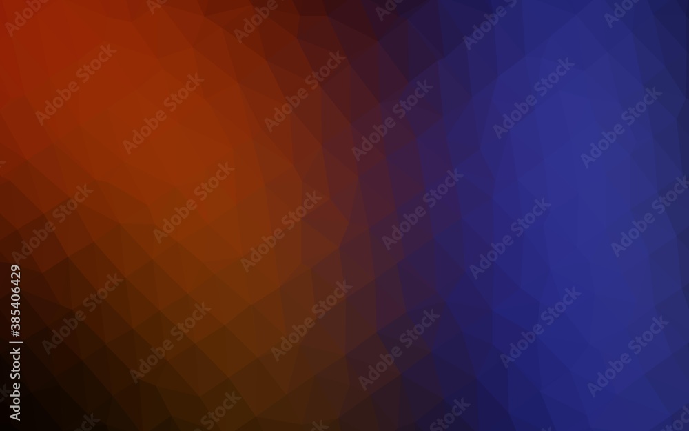 Dark Blue, Red vector blurry triangle texture. Dark Blue, Red vector blurry triangle texture.