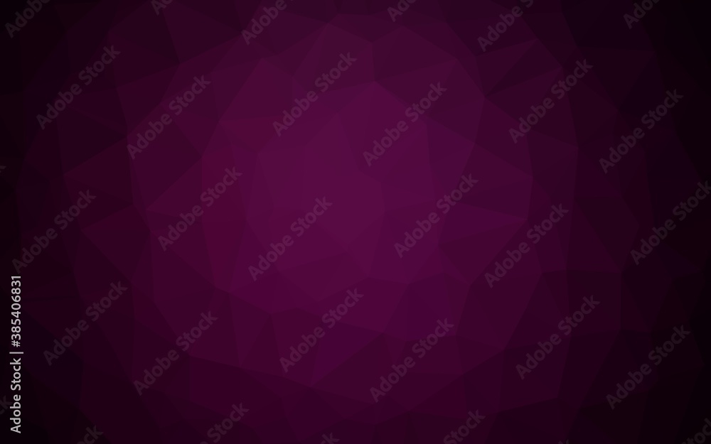 Dark Pink vector triangle mosaic template. Dark Pink vector triangle mosaic template.