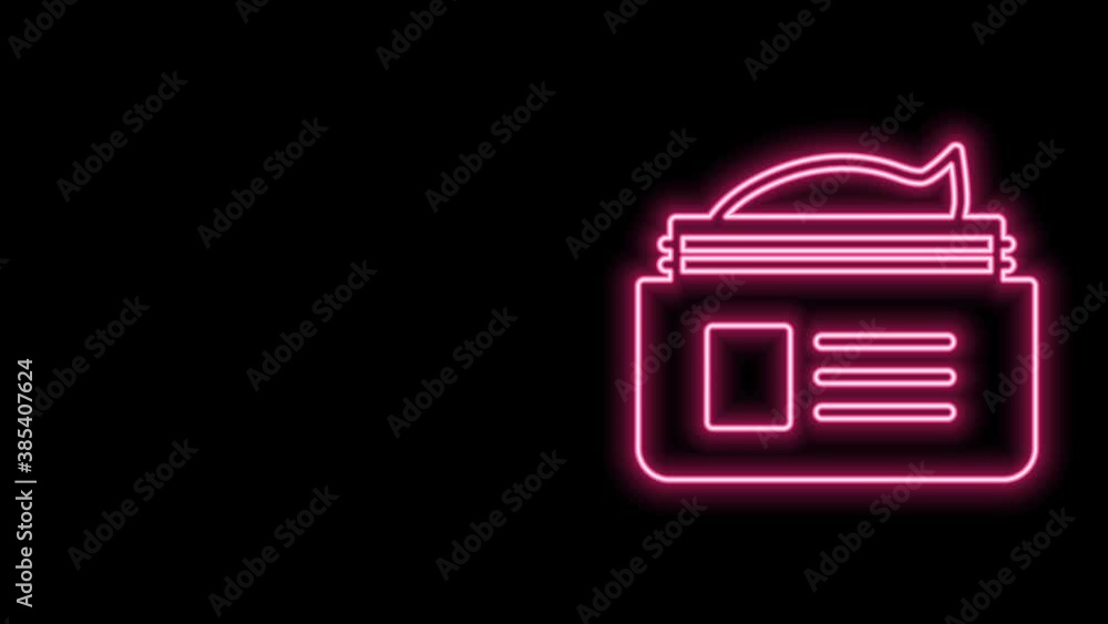 Glowing neon line Ointment cream tube medicine icon isolated on black background. Tube, container, toothpaste, cream sign. 4K Video motion graphic animation Glowing neon line Ointment cream tube medicine icon isolated on black background. Tube, container, toothpaste, cream sign. 4K Video motion graphic animation