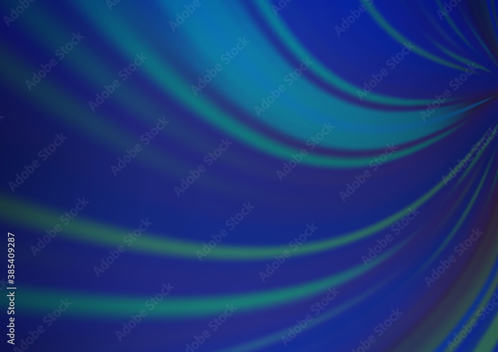 Dark BLUE vector blurred bright template. Dark BLUE vector blurred bright template.