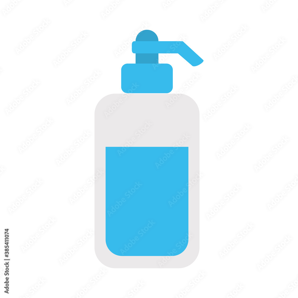 antibacterial gel bottle icon, flat style antibacterial gel bottle icon, flat style