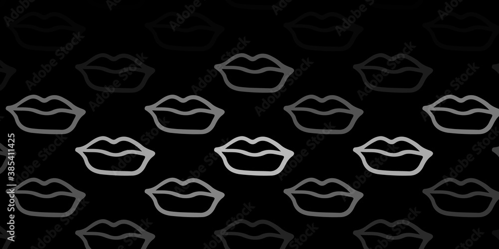 Dark Gray vector backdrop with woman's power symbols. Dark Gray vector backdrop with woman's power symbols.
