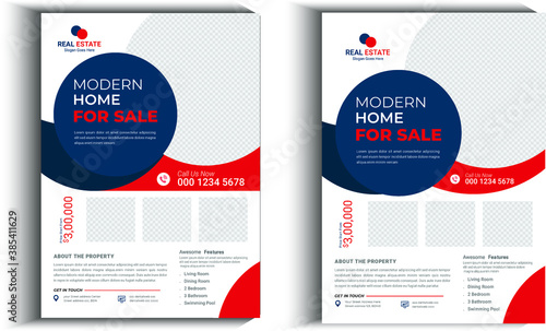 House For Sale By Owner Real Estate Flyer, Real Estate Flyer Design fully editable design,