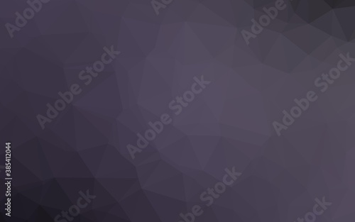 Dark Purple vector polygon abstract backdrop.