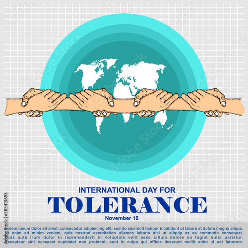 International Day For Tolerance, Poster and banner