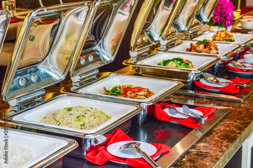 Buffet restaurant, the hotel restaurant