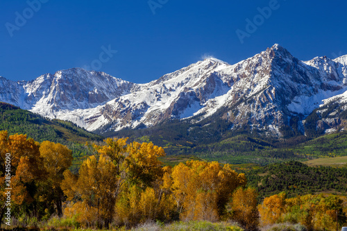 Countryside fall season in Colorado, USA