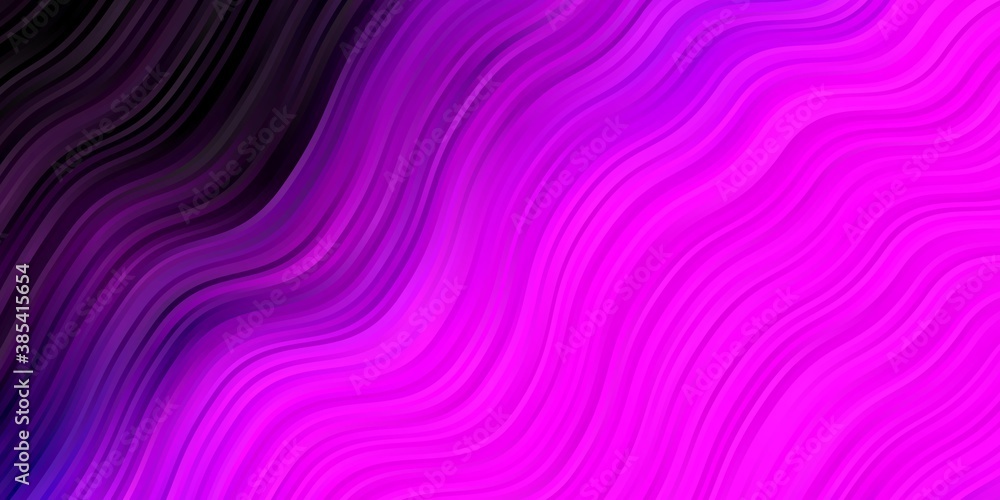 Obraz premium Light Pink, Blue vector background with lines. Abstract gradient illustration with wry lines. Best design for your posters, banners.