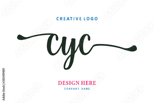 simple CYC typeface logo is easy to understand, simple and authoritative