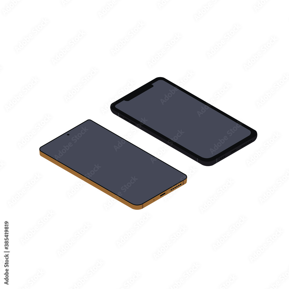 Mobile mouckups in vector illustration design Mobile mouckups in vector illustration design