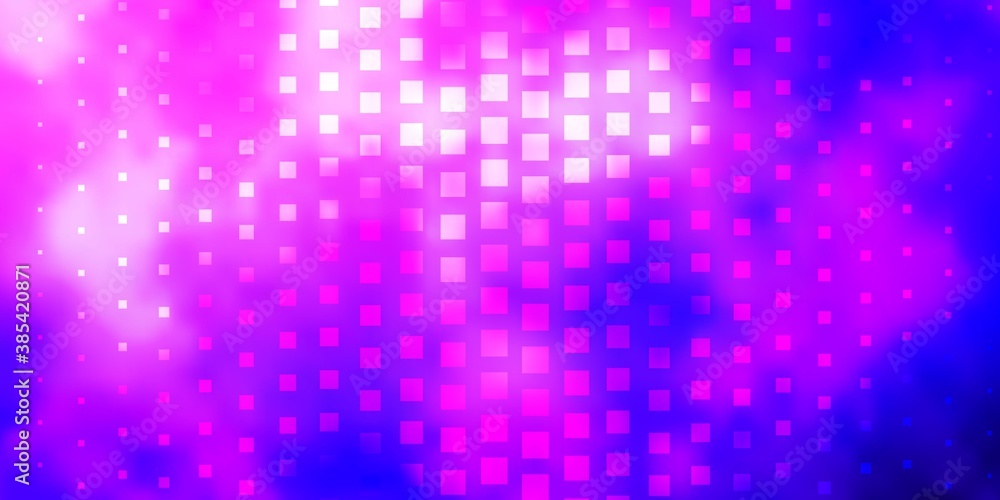 Light Purple vector pattern in square style. Illustration with a set of gradient rectangles. Pattern for commercials, ads.