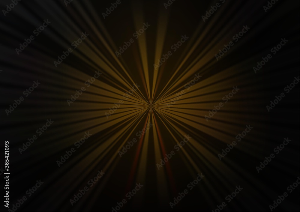 Fototapeta premium Dark Black vector texture with colored lines.