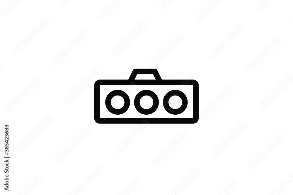 Energy Outline Icon - Power Socket