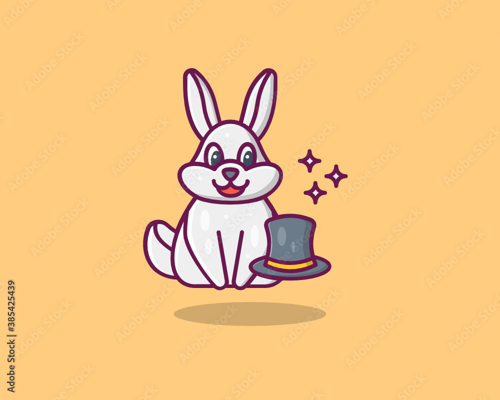 Fototapeta premium Bunny Magician