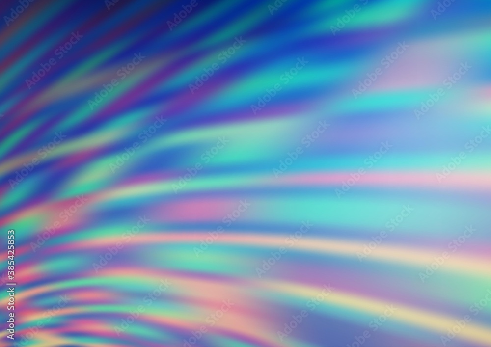 Light BLUE vector blurred bright pattern. Light BLUE vector blurred bright pattern.