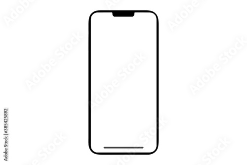 Smartphone similar to iphone pro max with blank white screen for Infographic Global Business Marketing Plan , mockup model similar to iPhone 12 isolated Background of ai digital investment economy. HD photo