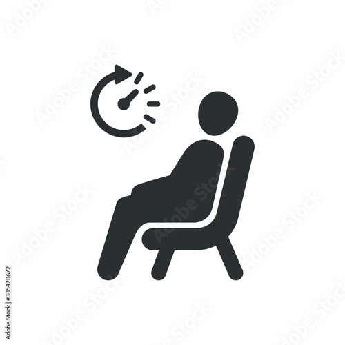 Waiting room icon