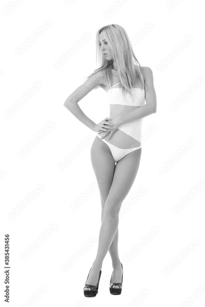 slender woman in lingerie with a beautiful body slender woman in lingerie with a beautiful body