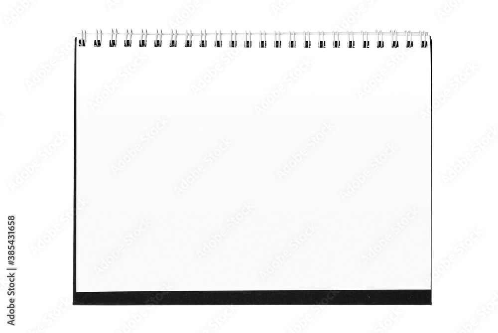 Desktop calendar is empty Isolated on white background with clipping paths. Desktop calendar is empty Isolated on white background with clipping paths.