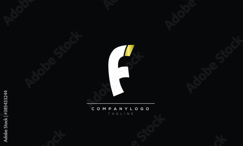 FI Abstract initial monogram letter alphabet logo design
