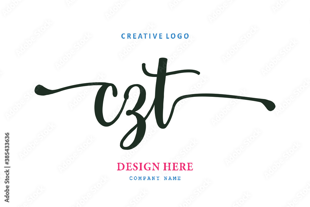 simple CZT lettering logo is easy to understand, simple and authoritative simple CZT lettering logo is easy to understand, simple and authoritative