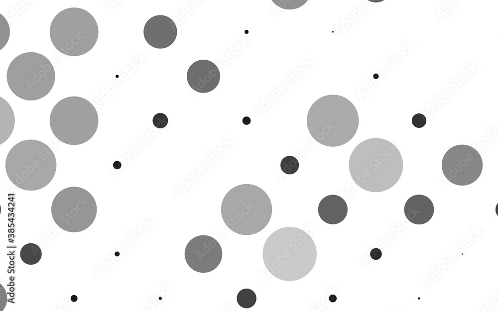 Light Black vector template with circles. Light Black vector template with circles.