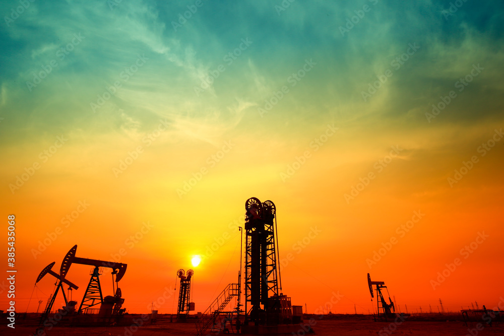 The oil pump, industrial equipment The oil pump, industrial equipment
