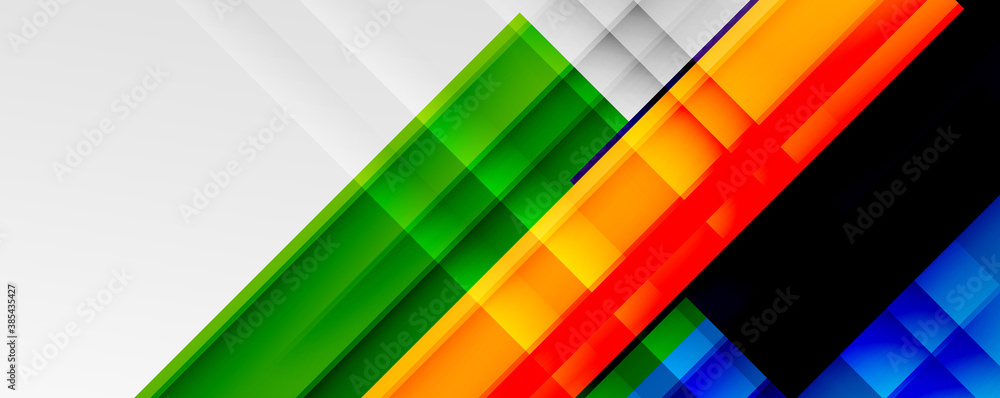 Geometric abstract backgrounds with shadow lines, modern forms, rectangles, squares and fluid gradients. Bright colorful stripes cool backdrops Geometric abstract backgrounds with shadow lines, modern forms, rectangles, squares and fluid gradients. Bright colorful stripes cool backdrops