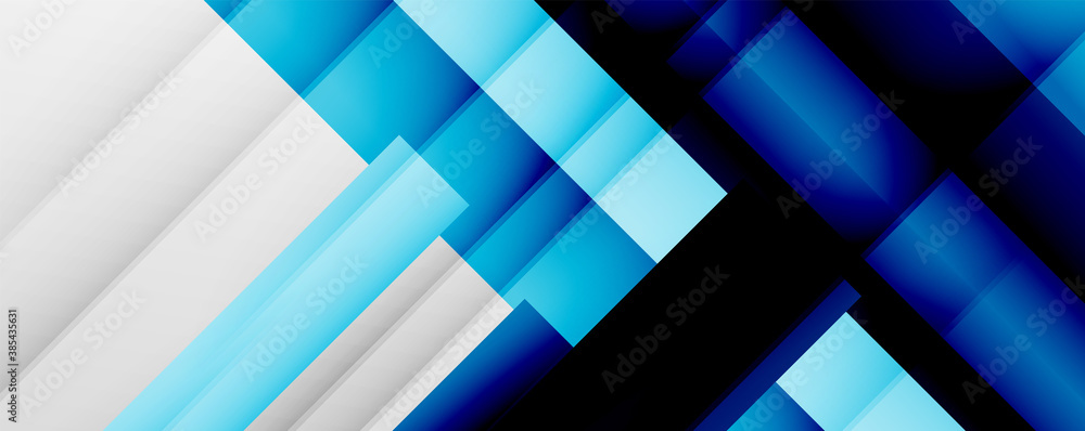 Obraz premium Geometric abstract backgrounds with shadow lines, modern forms, rectangles, squares and fluid gradients. Bright colorful stripes cool backdrops