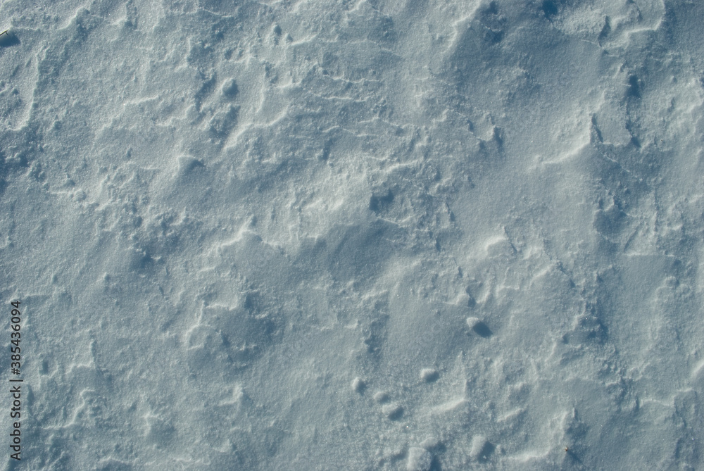 snow surface detail