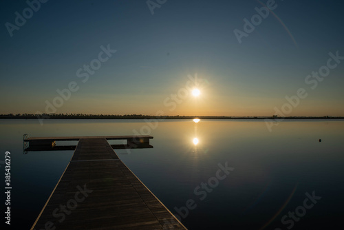 Tramonto sul pontile