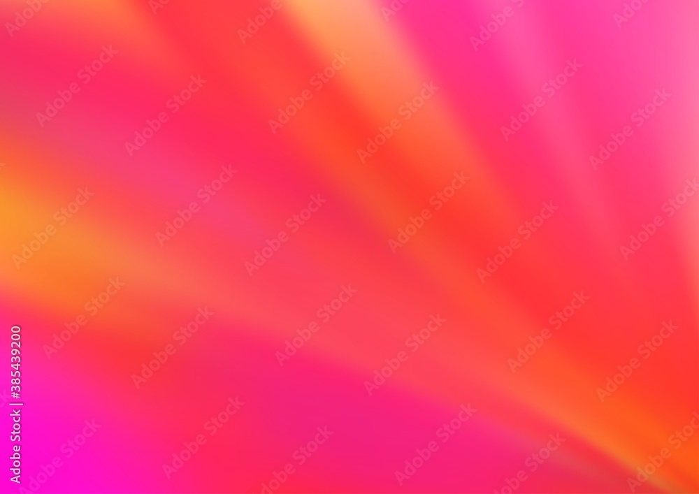 Light Pink, Yellow vector blurred shine abstract pattern. Light Pink, Yellow vector blurred shine abstract pattern.