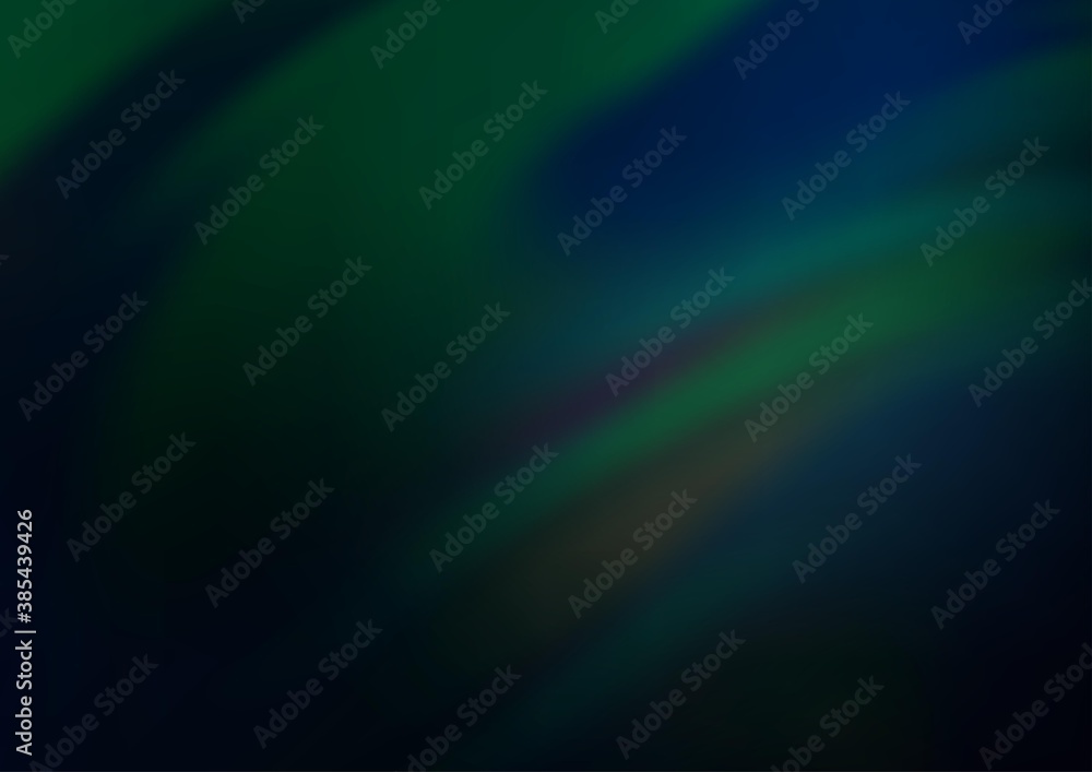 Dark BLUE vector blurred bright pattern. Dark BLUE vector blurred bright pattern.