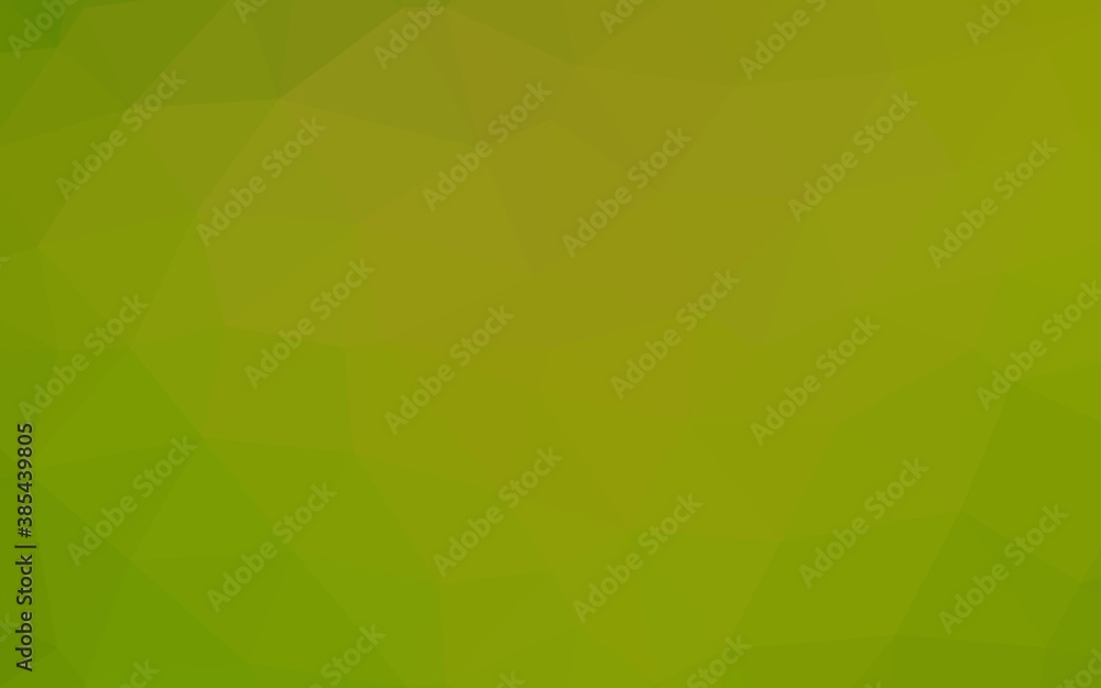 Light Green, Yellow vector blurry triangle texture.