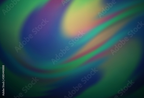 Dark Blue, Green vector colorful abstract texture.