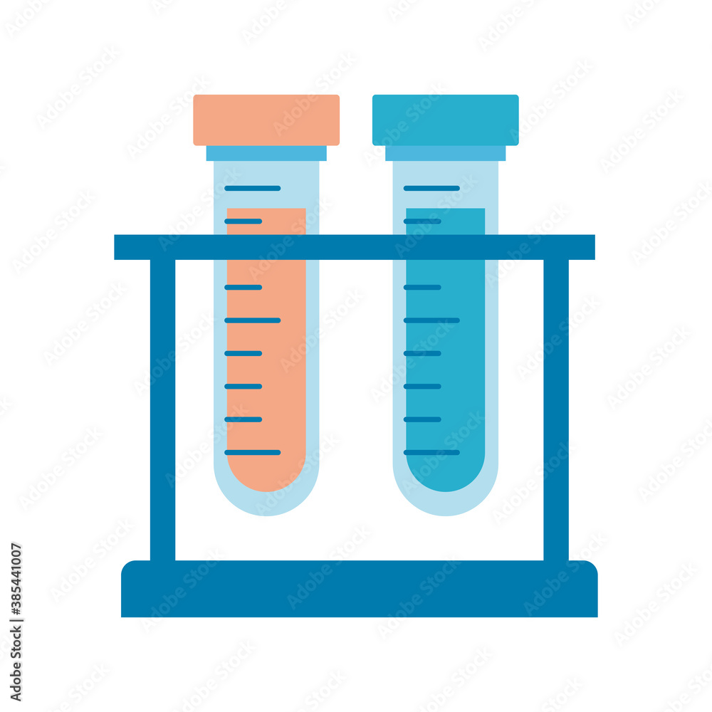 medical tube tests in base laboratory flat icons medical tube tests in base laboratory flat icons