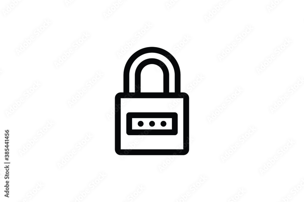 Antivirus Outline Icon - Access Key Antivirus Outline Icon - Access Key