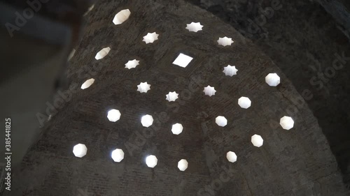 ventilation holes of Alhambra palace in Granada, Andalucia, Spain